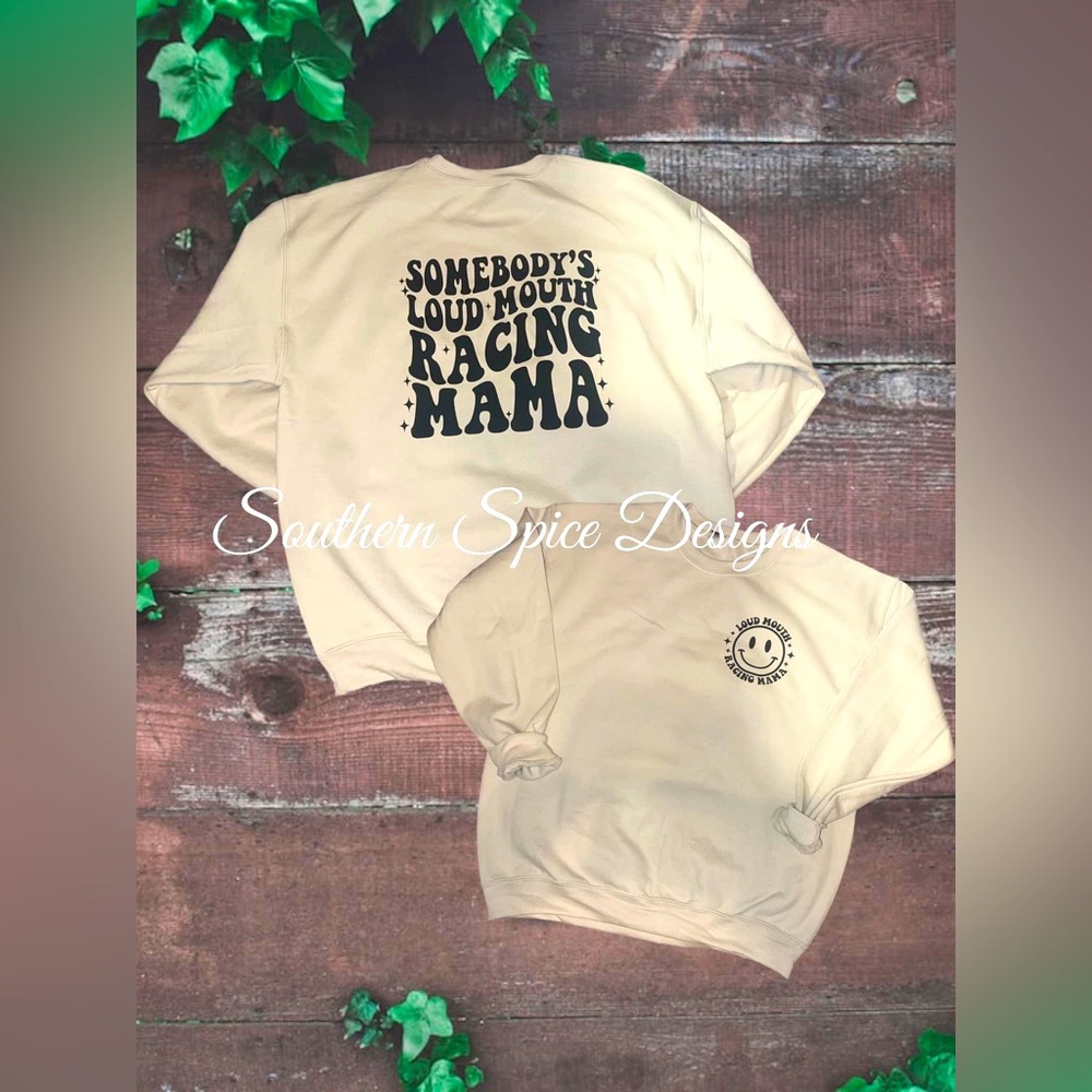 Racing Mama Crewneck
